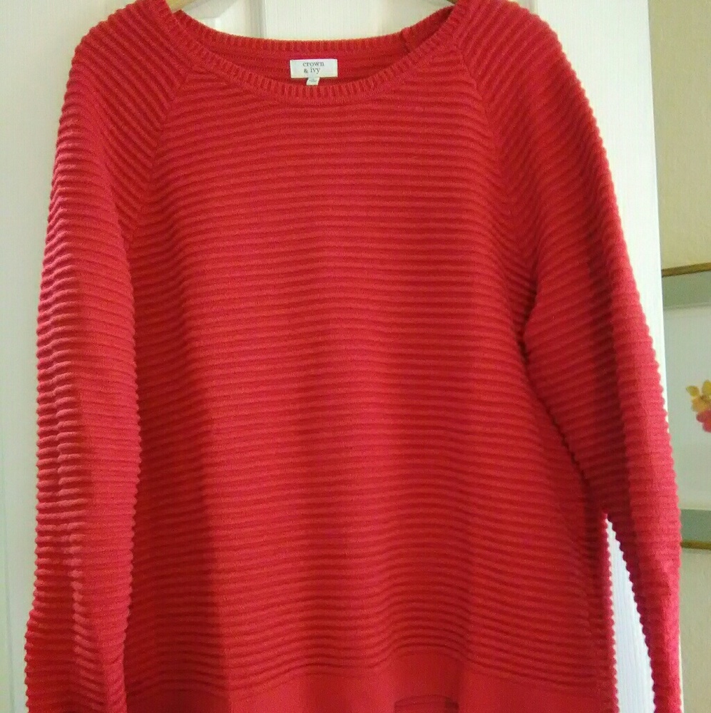 Red sweater